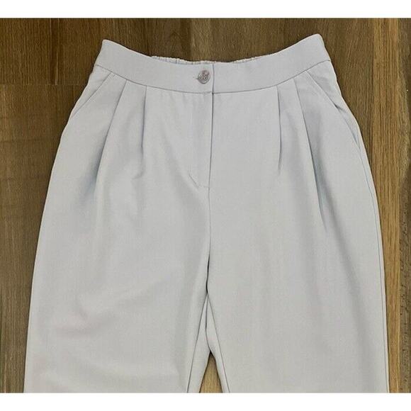 Sincerely Jules Career Pants Women’s Sz L Gray Lavender High Waisted Trousers - Picture 5 of 8